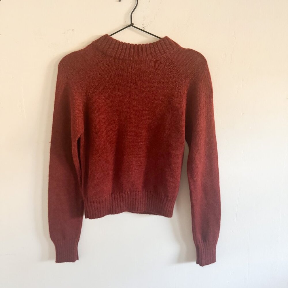 NWT Rachel Antonoff Burnt Sienna Schmear Sweater XS - Picture 7 of 7